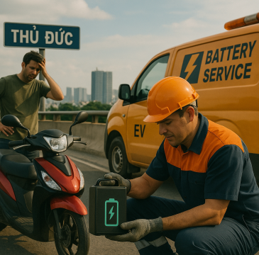 Cứu Hộ Ắc Quy Xe Điện Thủ Đức Quận 9 – Nhanh, Giá Tốt