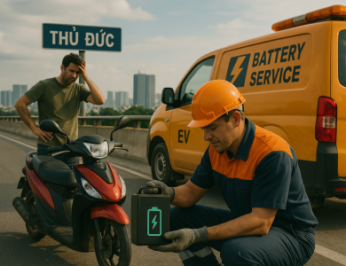 Cứu Hộ Ắc Quy Xe Điện Thủ Đức Quận 9 – Nhanh, Giá Tốt